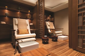 Body treatments, hot stone massages, body wraps, facials