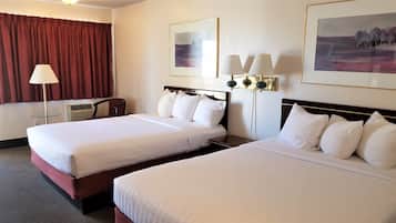 Desk, blackout drapes, free WiFi, bed sheets