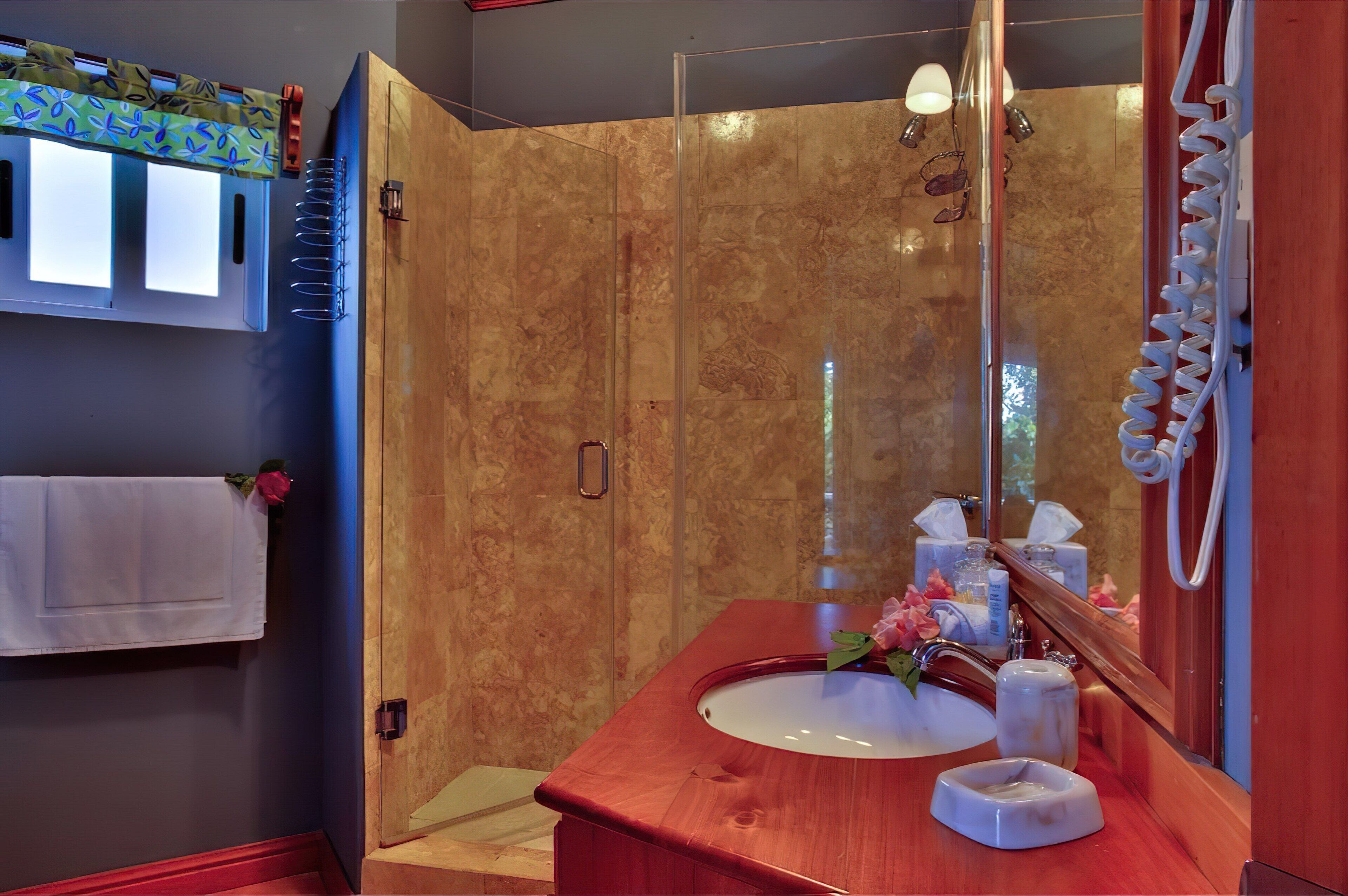 standard room, 1 bedroom, ocean view | bathroom | shower, free toiletries, hair dryer, towels