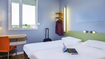 Twin Room, 2 Twin Beds | Premium bedding, individually decorated, individually furnished, desk
