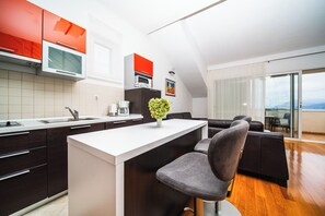 Apartment, 2 Bedrooms, Balcony, Sea View | Private kitchen - Pervanovo Apartments (Dubrovnik)