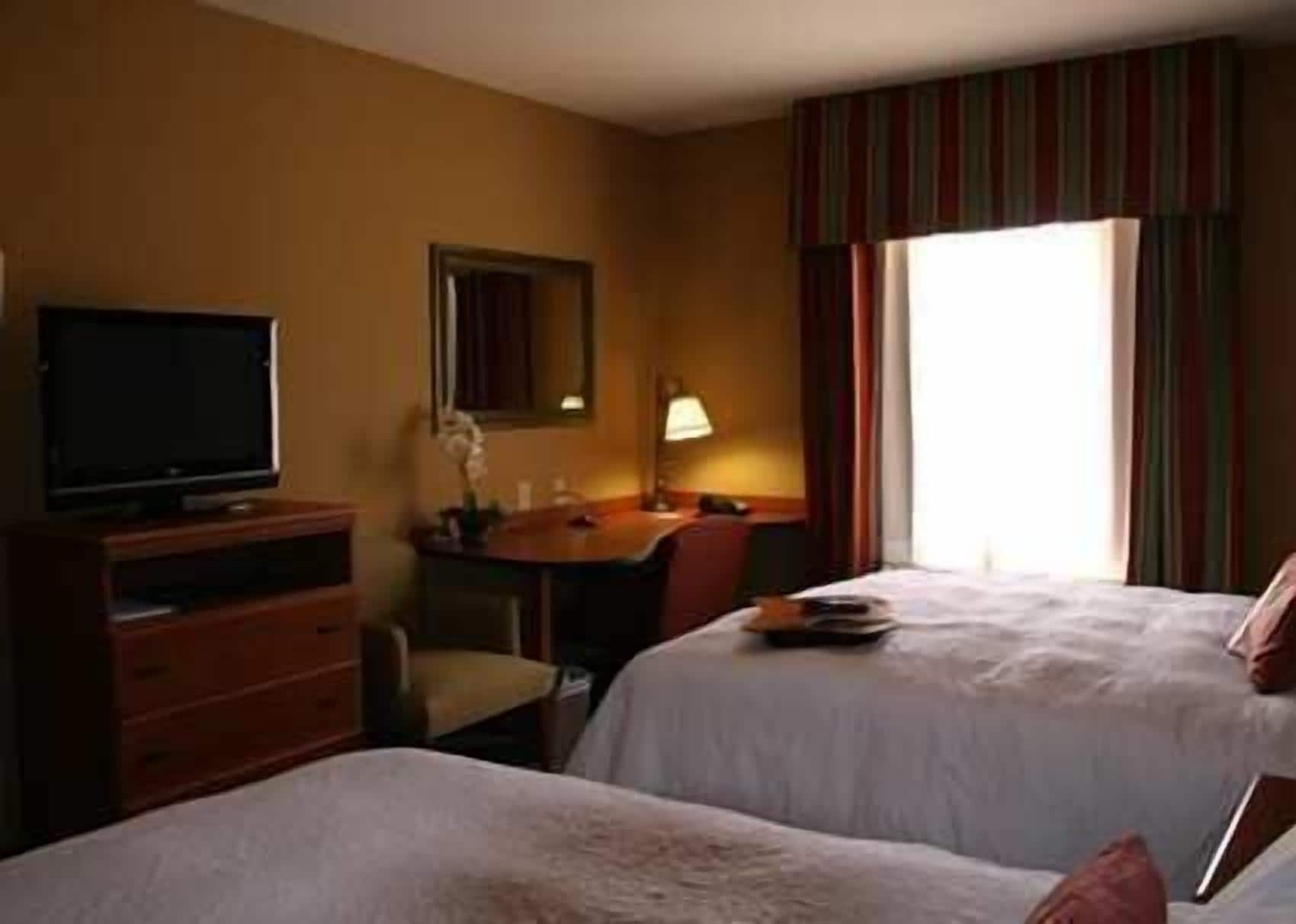 two queen beds non smoking | in-room safe, blackout curtains, soundproofing, iron/ironing board