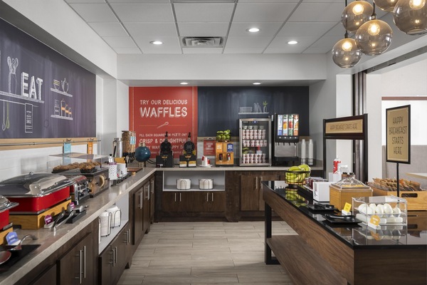 Free daily buffet breakfast