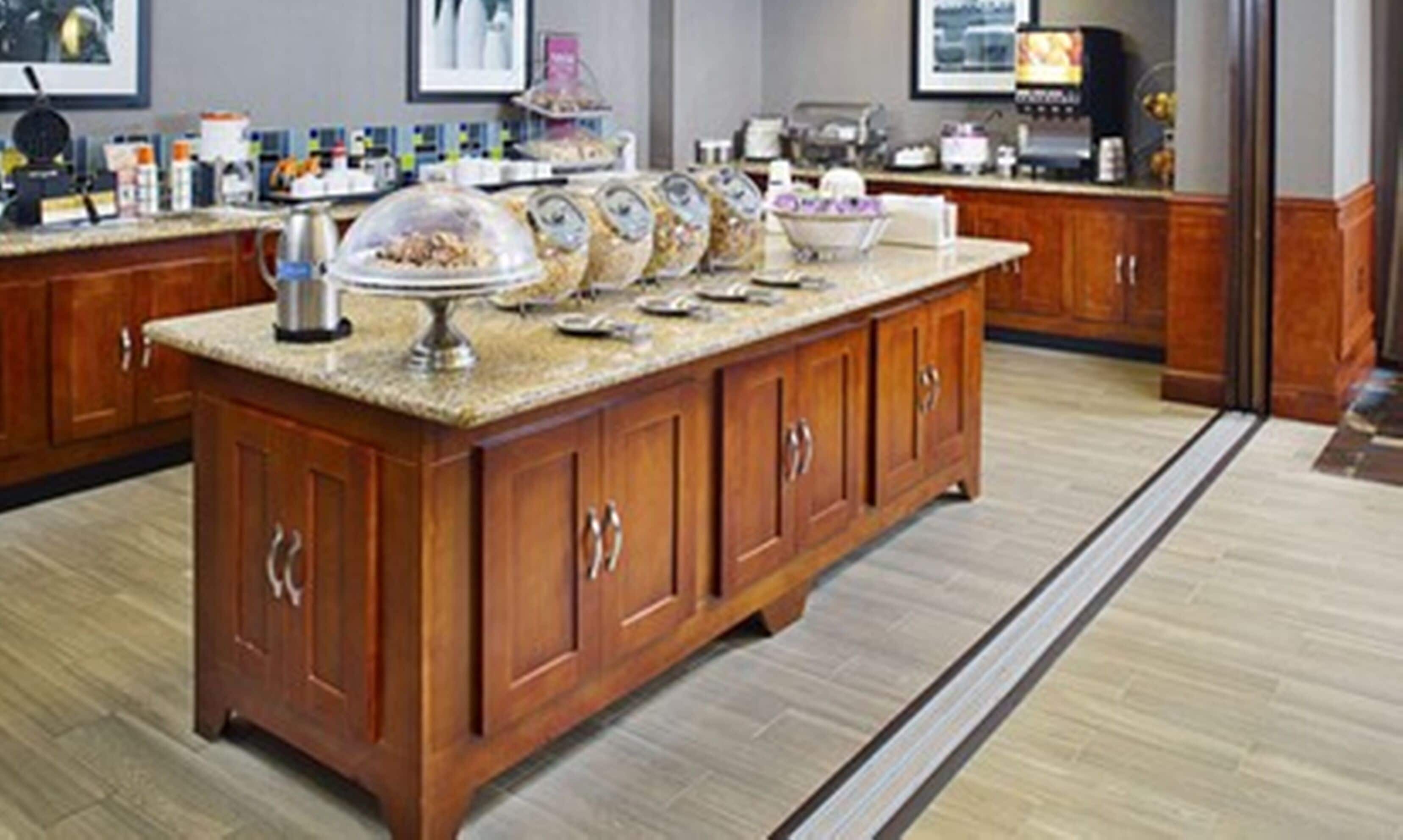 free daily buffet breakfast