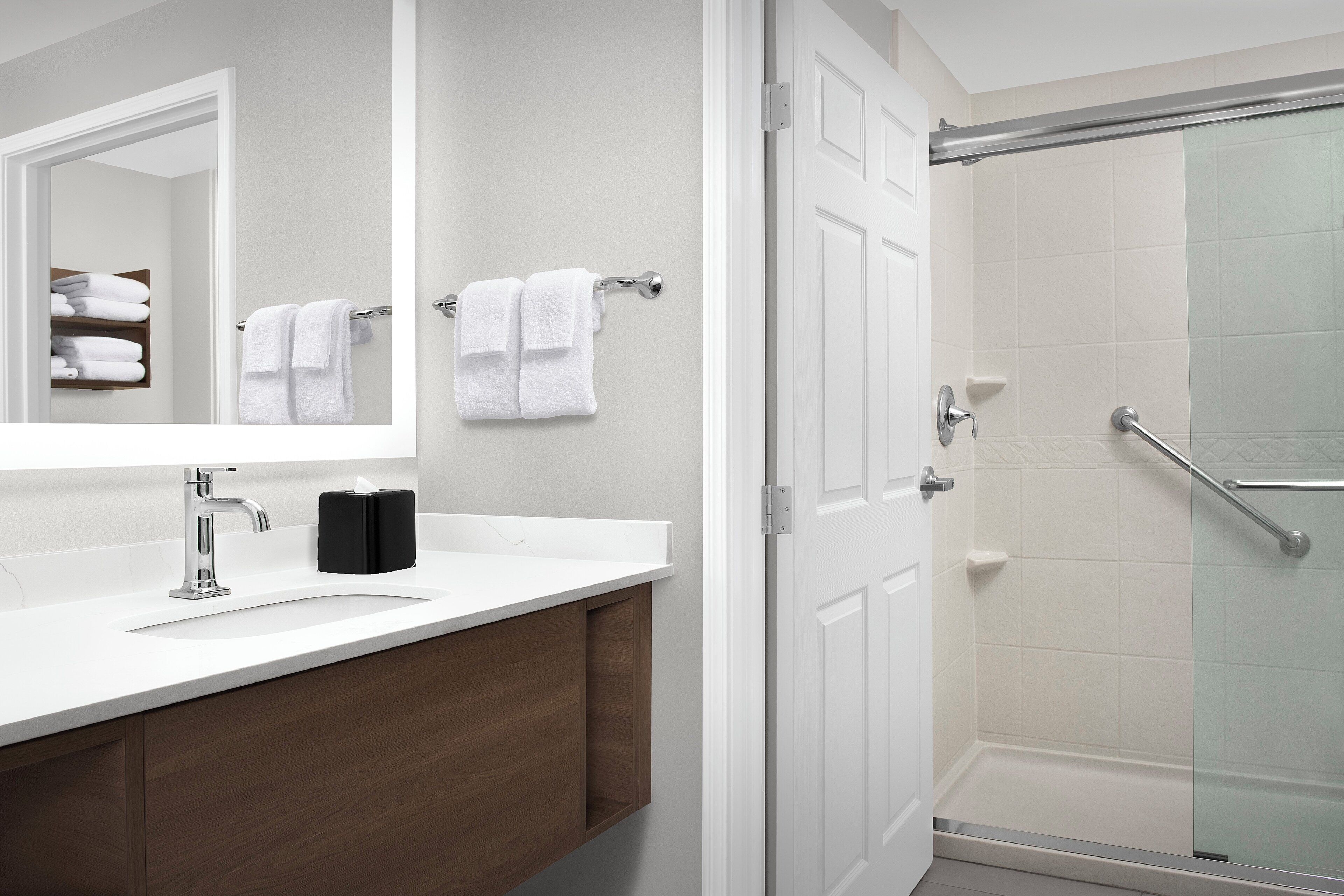 free toiletries, hair dryer, towels, soap