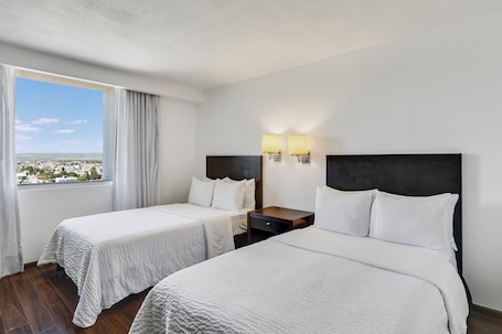 Superior Double Room, 2 Double Beds | In-room safe, desk, laptop workspace, iron/ironing board