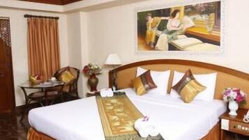 Desk, iron/ironing board