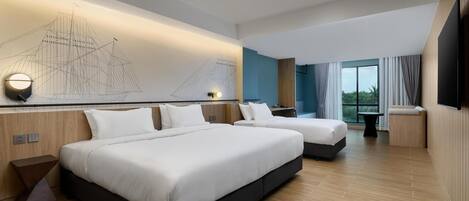 行政客房, 多張床, 非吸煙房 | 書桌、熨斗/熨衫板