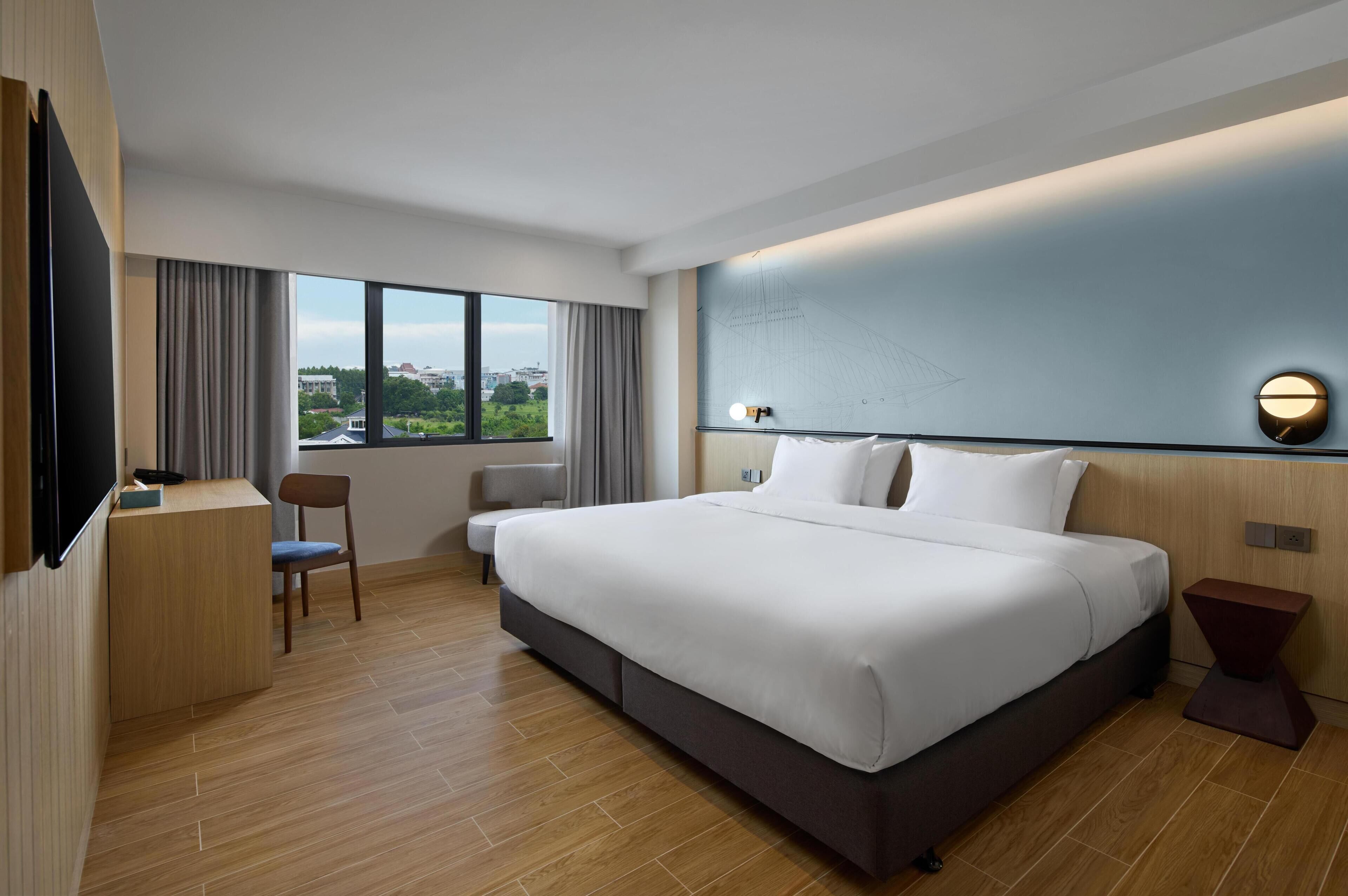 Rom – superior, 1 kingsize-seng, ikke-røyk | Skrivebord, strykejern/-brett og wi-fi (inkludert)