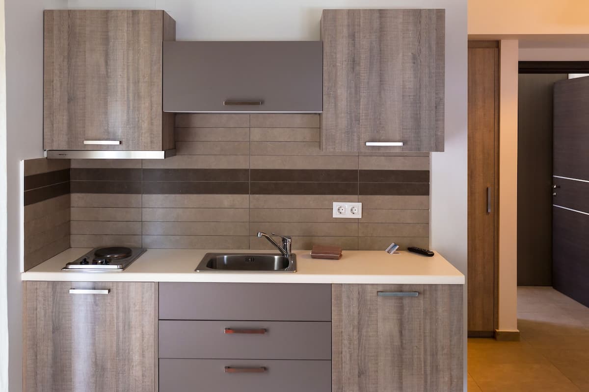 superior apartment | private kitchen | fridge, dishwasher, electric kettle, cookware/dishes/utensils