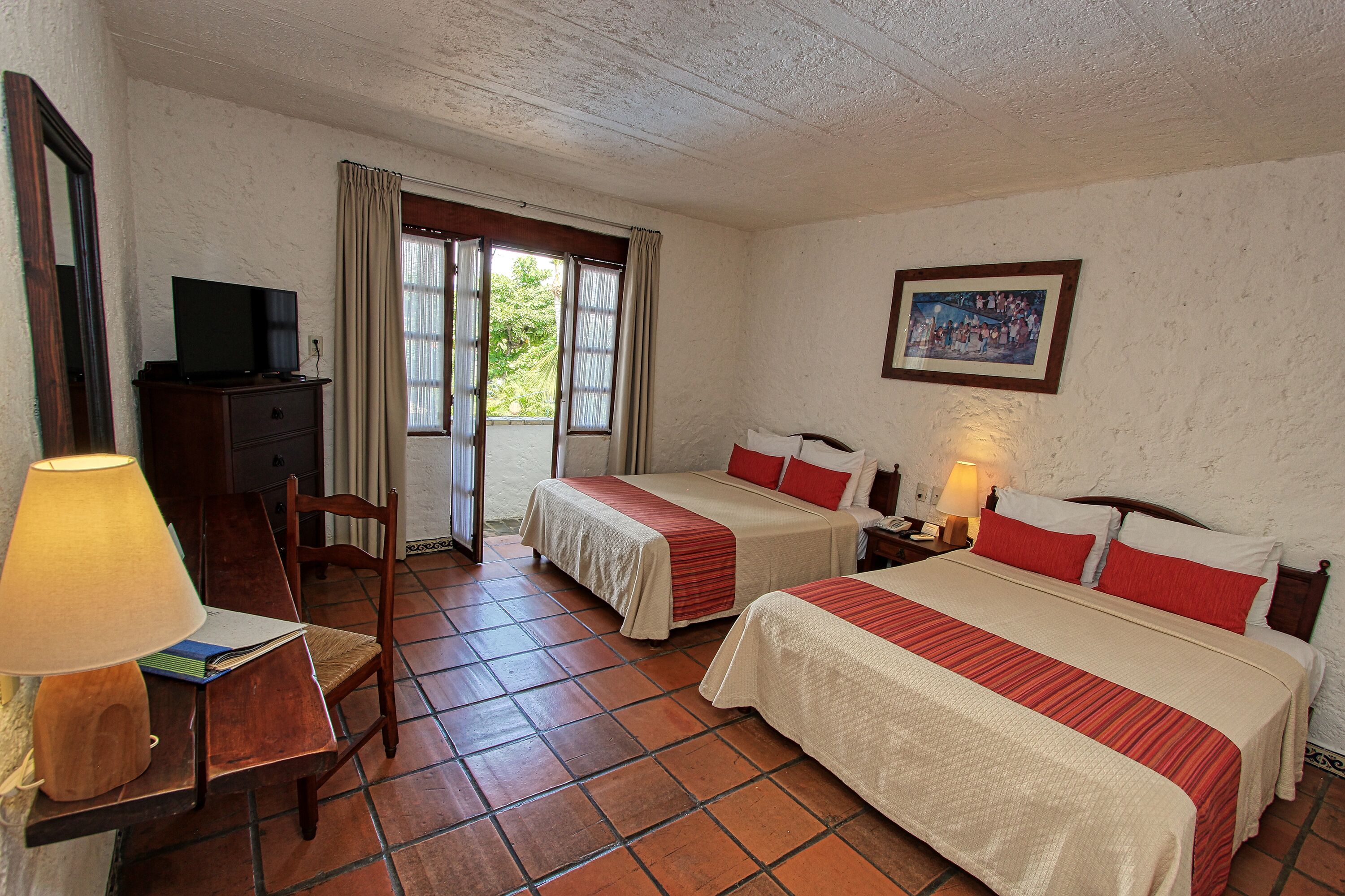 Habitación estándar | Sábanas de algodón egipcio y ropa de cama de alta calidad 