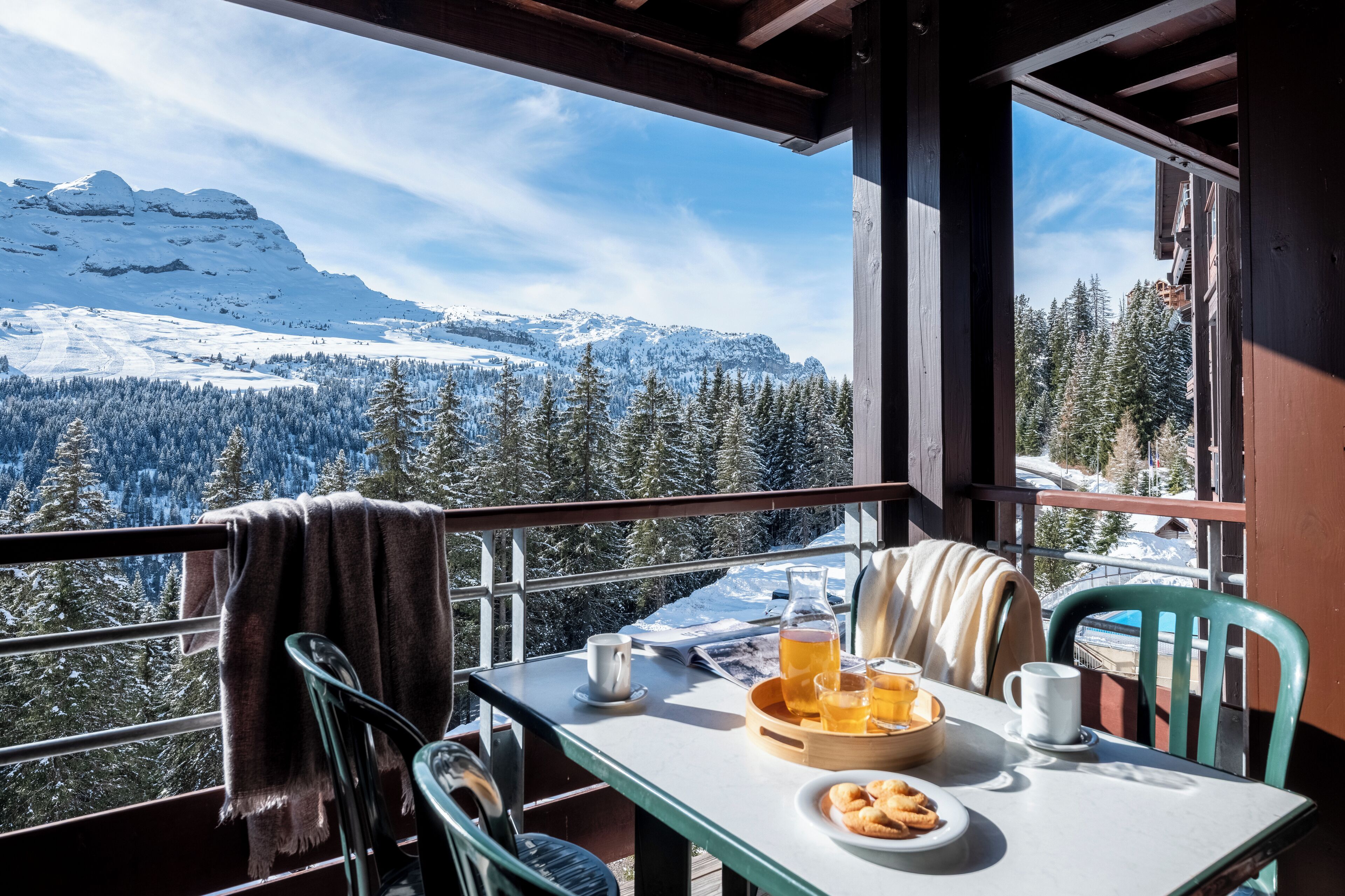 Appartement 4 personnes - 1 chambre - Balcon - Vue montagne | Parveke