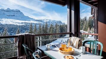 Appartement 4 personnes - 1 chambre - Balcon - Vue montagne | Parveke