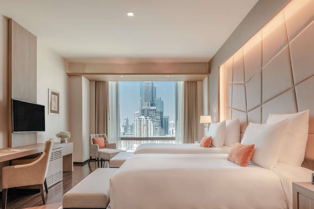 Deluxe Twin Room, 2 Single Beds | 1 bedroom, premium bedding, Select Comfort beds, minibar