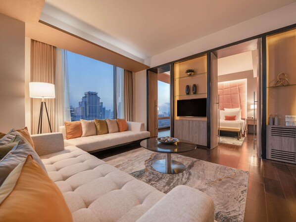 Deluxe Suite, 1 King Bed | Premium bedding, Select Comfort beds, minibar, in-room safe - VIE Hotel Bangkok - MGallery (Bangkok)