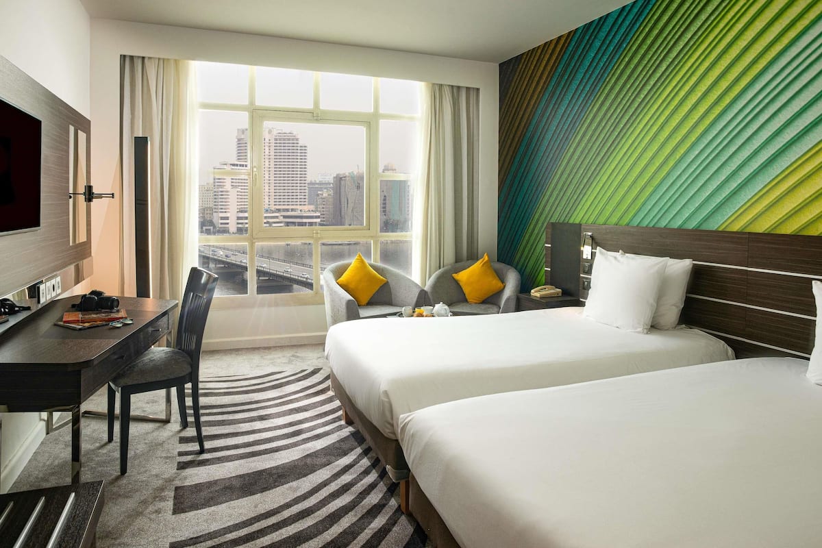 Minibar, in-room safe, desk, blackout curtains