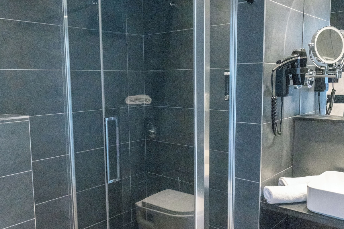 LÀgenhet Standard - 2 sovrum - terrass | Badrum | Gratis toalettartiklar, hÄrtork, handdukar och tvÄl