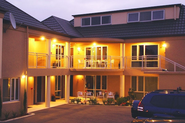 Front of property – evening/night