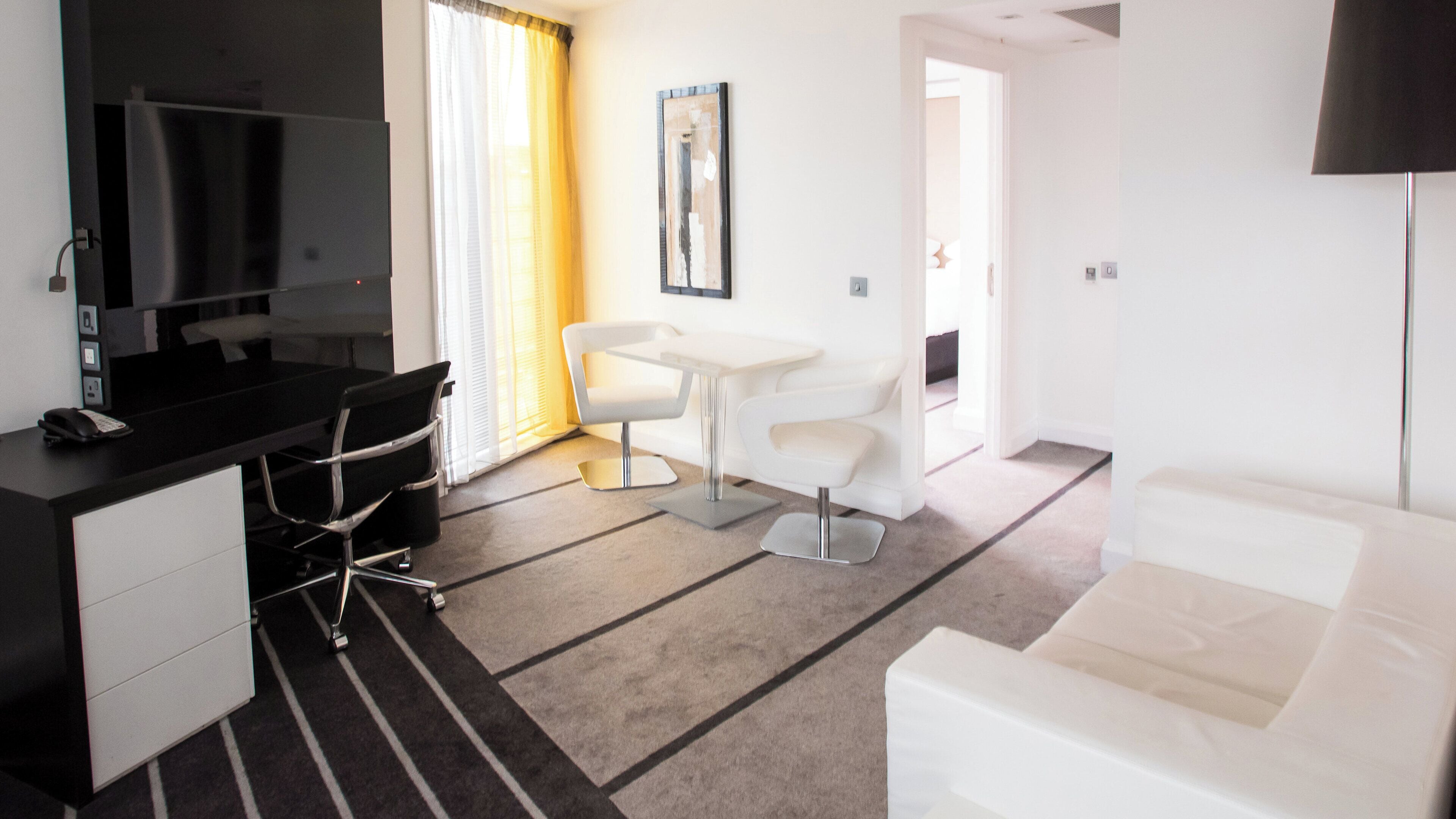 Suite, 1 habitación | Ropa de cama de alta calidad y minibar 