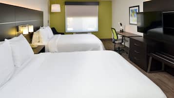 Premium bedding, pillowtop beds, in-room safe, desk