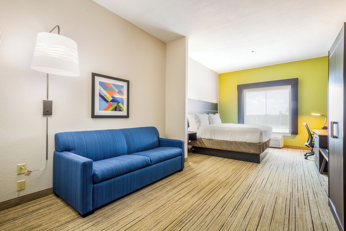 Suite, 1 très grand lit et 1 canapé-lit | Bureau, fer et planche à repasser, lits bébé