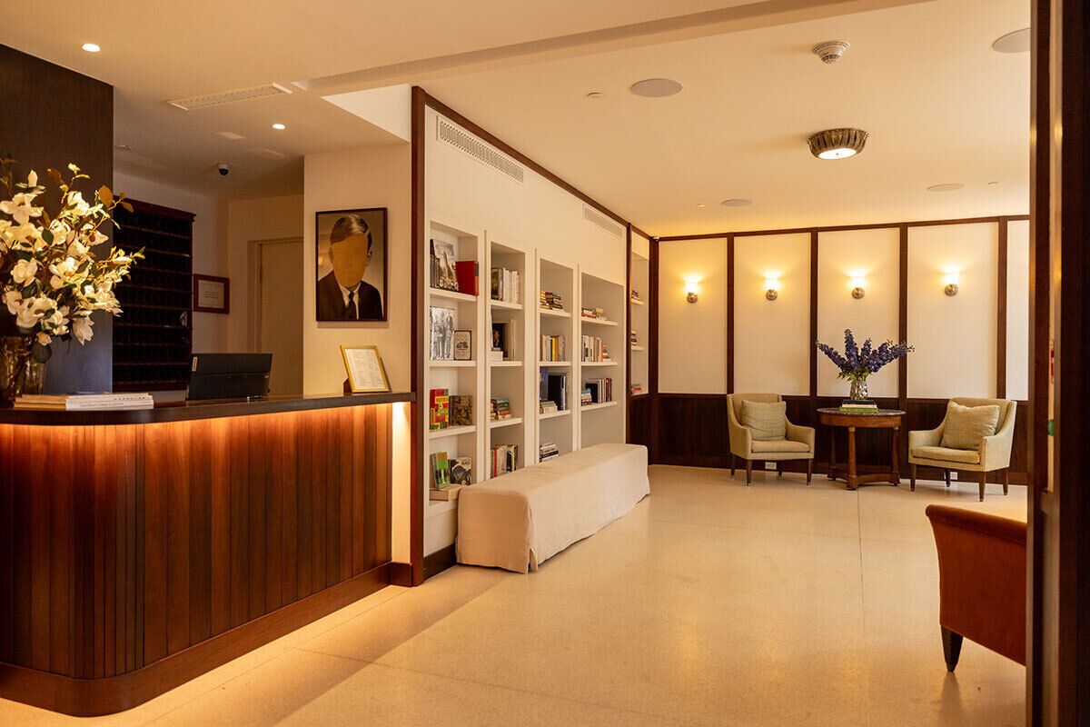 Lobby sitting area