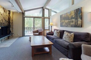 TV, fireplace - Lichenhearth - CoralTree Residence Collection (Snowmass Village)