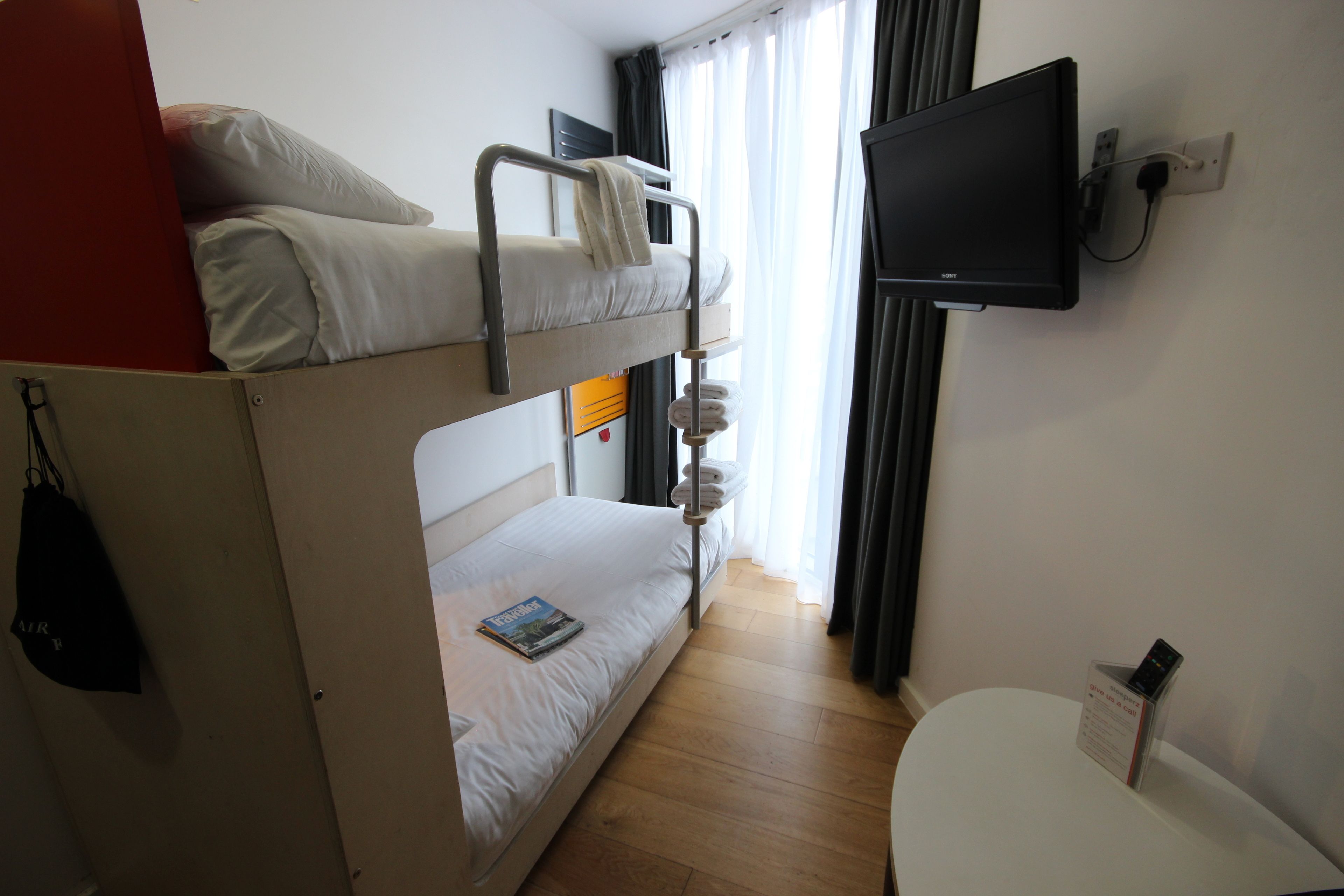 standard twin room (bunk beds) | 1 bedroom, desk, laptop workspace, blackout curtains