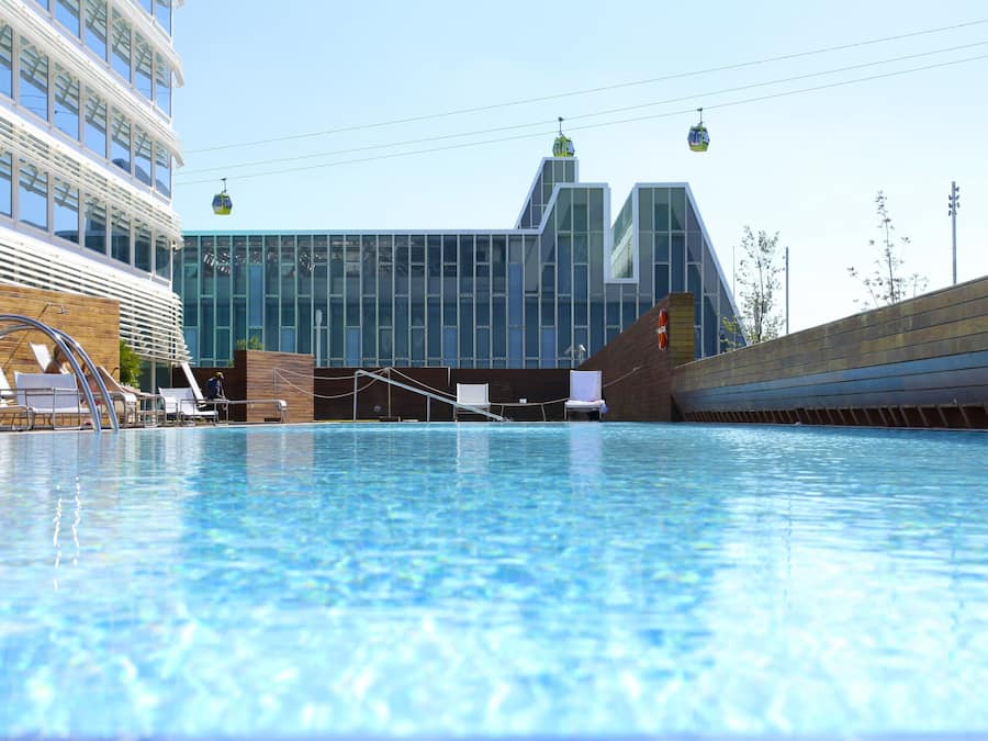 Seasonal outdoor pool