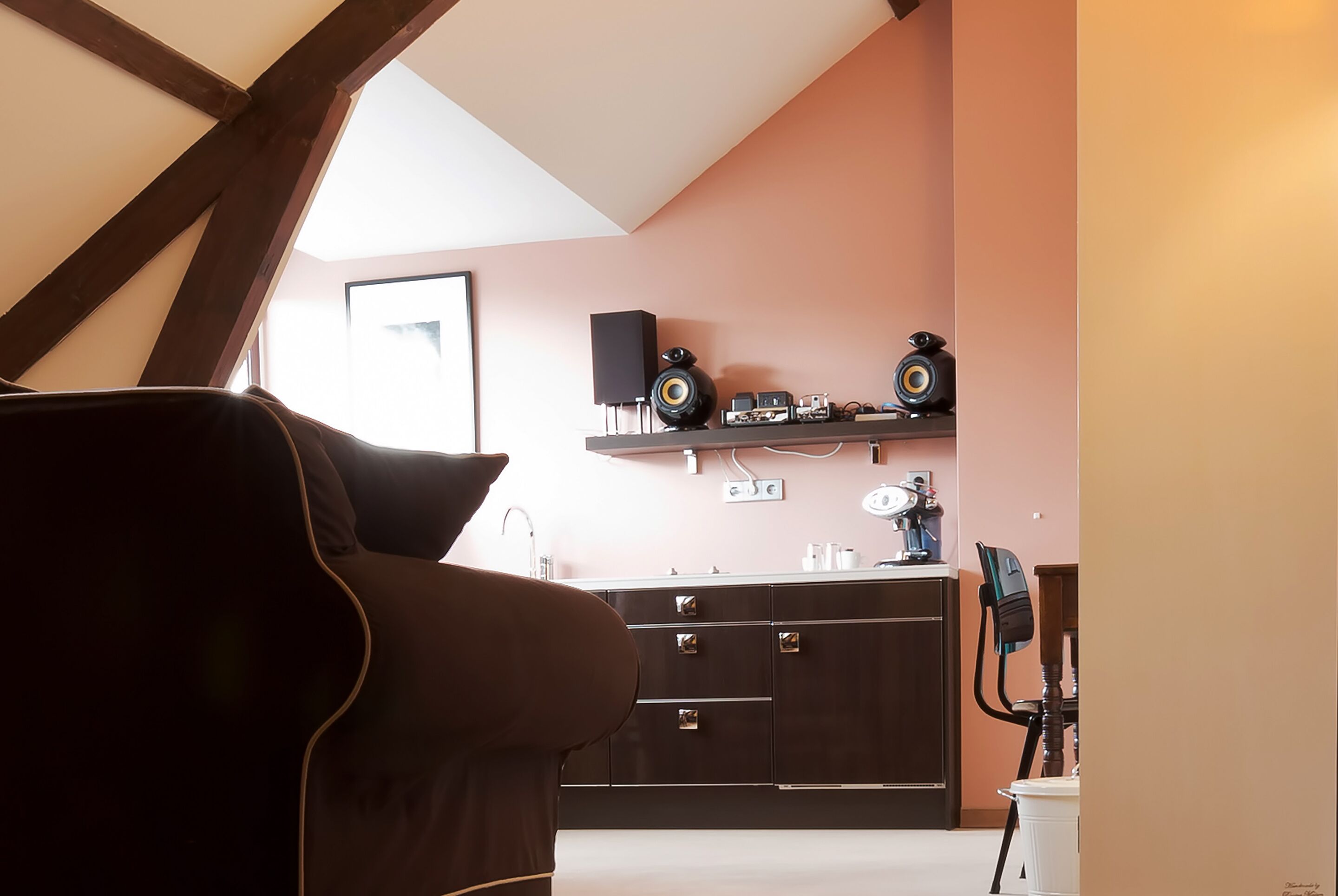 junior suite, kitchen | private kitchenette | espresso maker, coffee/tea maker, electric kettle