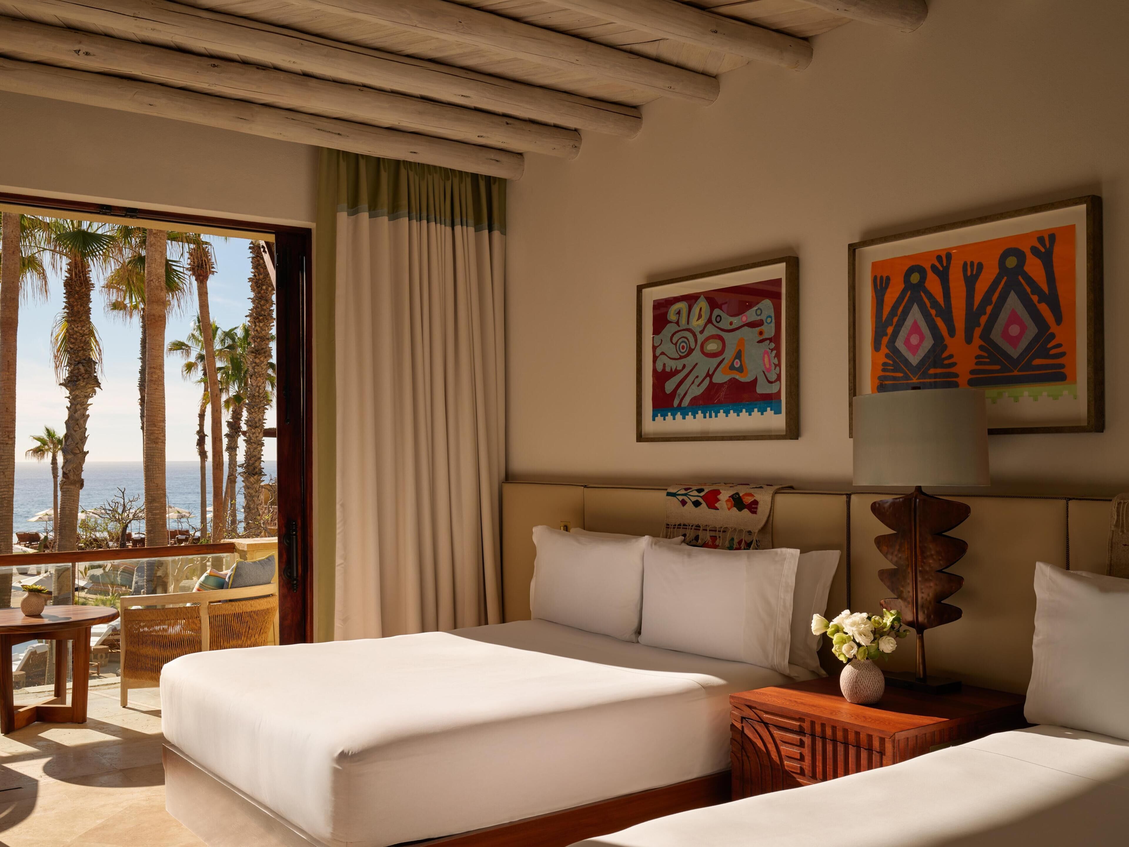 Egyptian cotton sheets, premium bedding, pillow-top beds, minibar