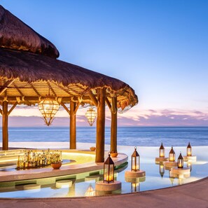 3 outdoor pools, pool umbrellas, pool loungers - Waldorf Astoria Los Cabos Pedregal (Cabo San Lucas)