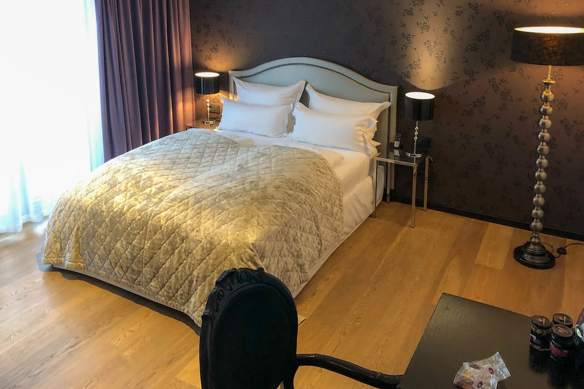 Double Room, Balcony, Courtyard View (Light) | Egyptian cotton sheets, premium bedding, down duvets, pillow-top beds