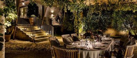 Espace banquet en plein air