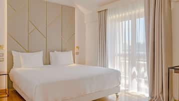 Biancheria da letto di alta qualità, minibar, una cassaforte in camera