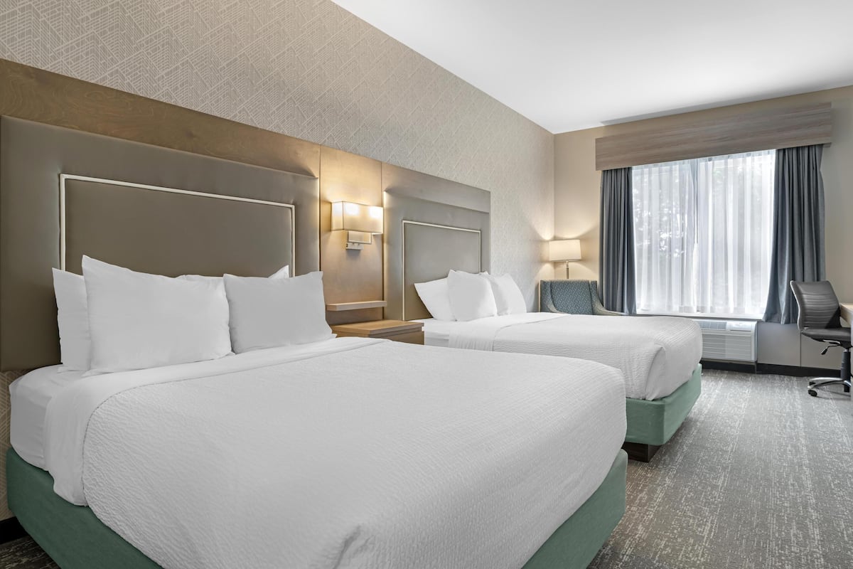 1 habitación y ropa de cama de alta calidad