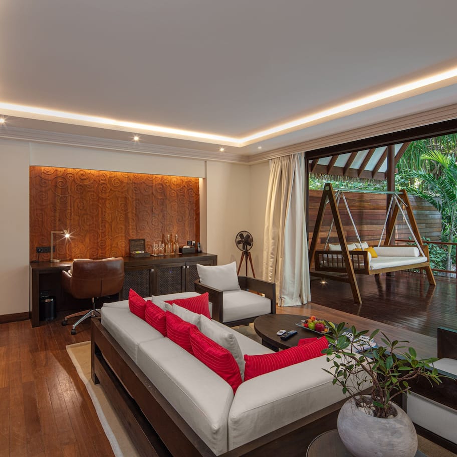 Meedhupparu Residence with Pool | Living area | LCD TV, table tennis, toys