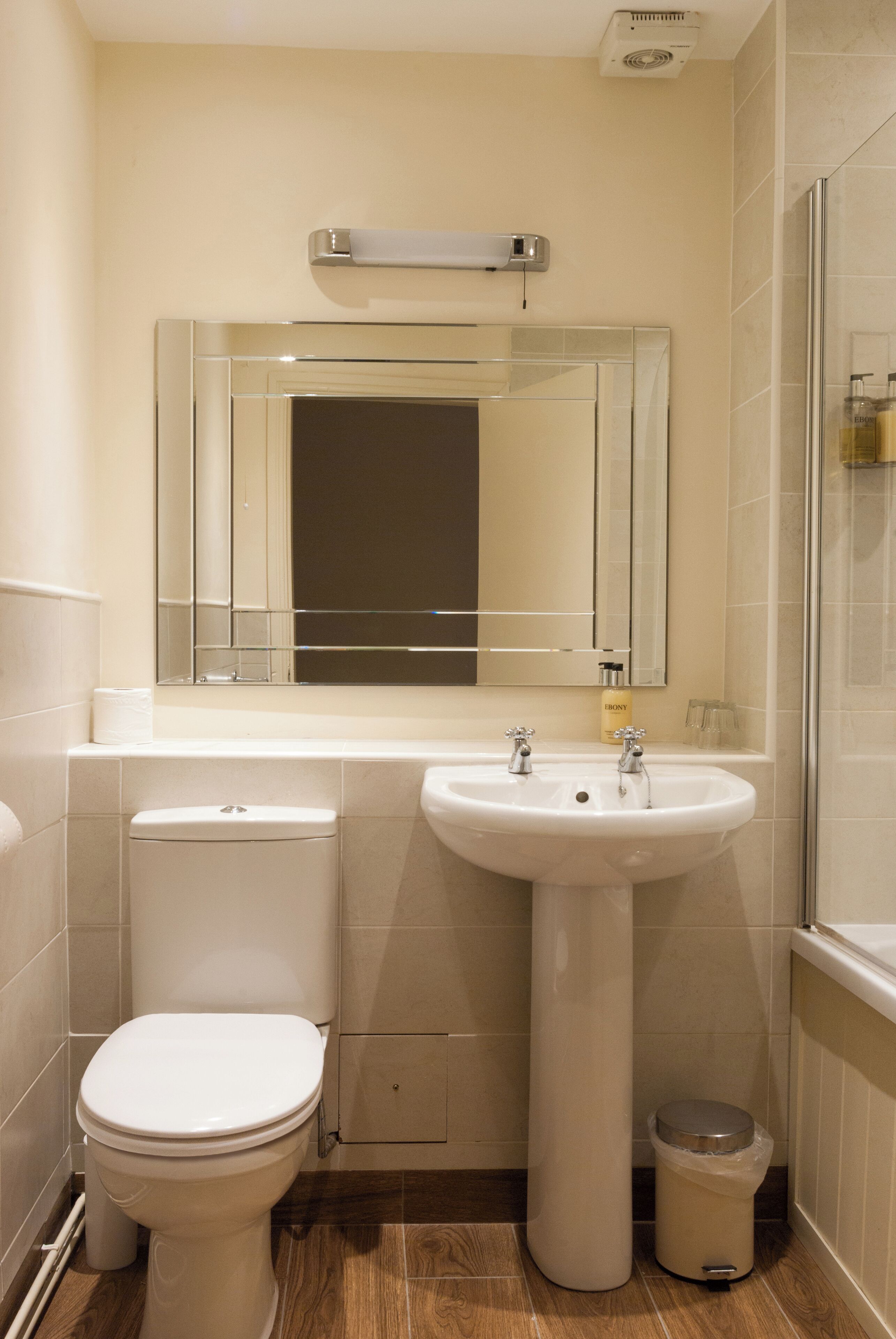 premium double room, 1 king bed | bathroom | combined shower/bathtub, hair dryer, towels