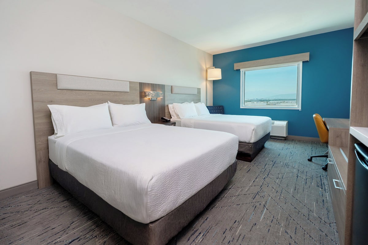 Standard Room, 2 Queen Beds | Desk, blackout drapes, iron/ironing board, WiFi (free)