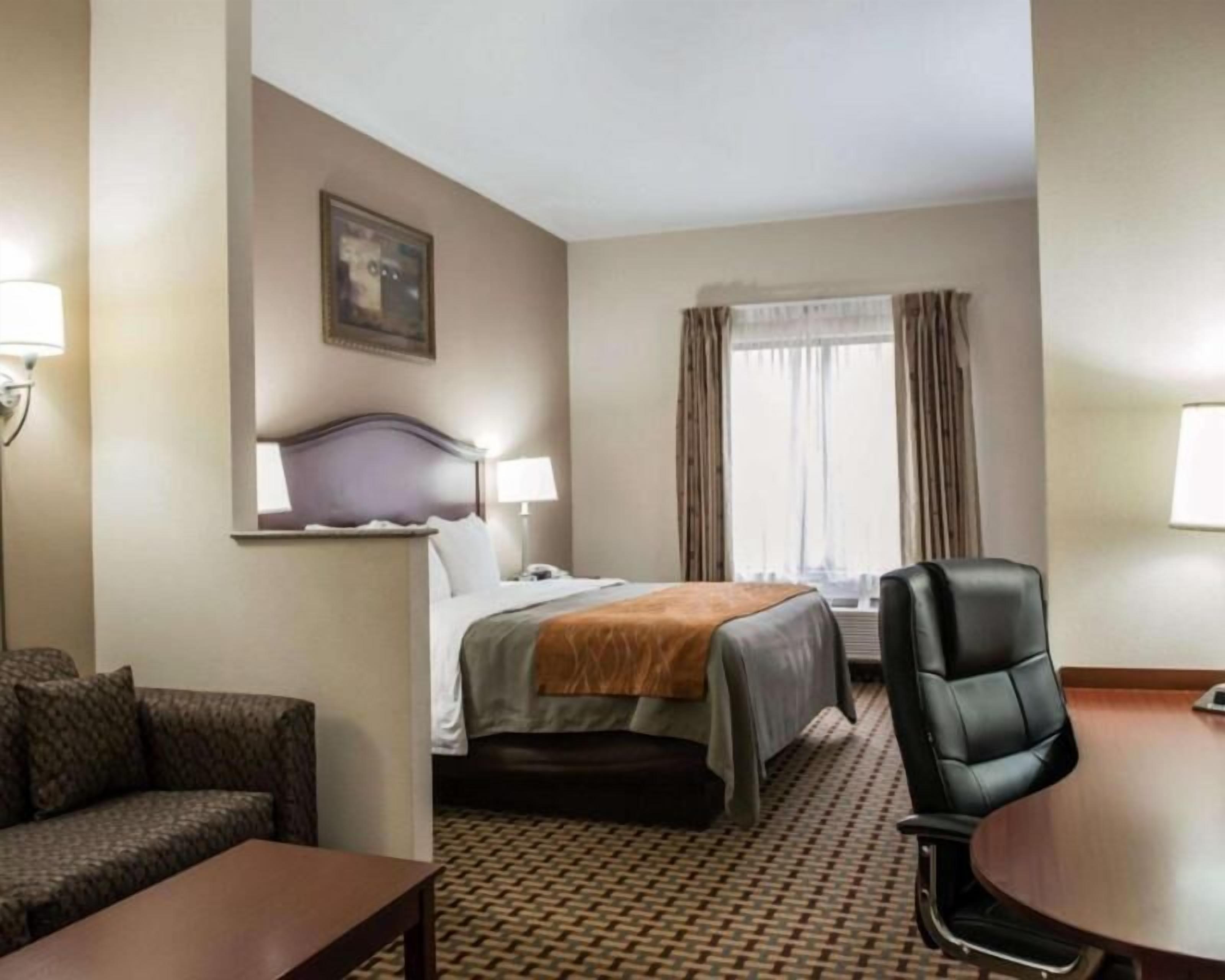 Premium bedding, pillow-top beds, in-room safe, desk