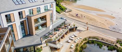 Façana frontal de l'allotjament