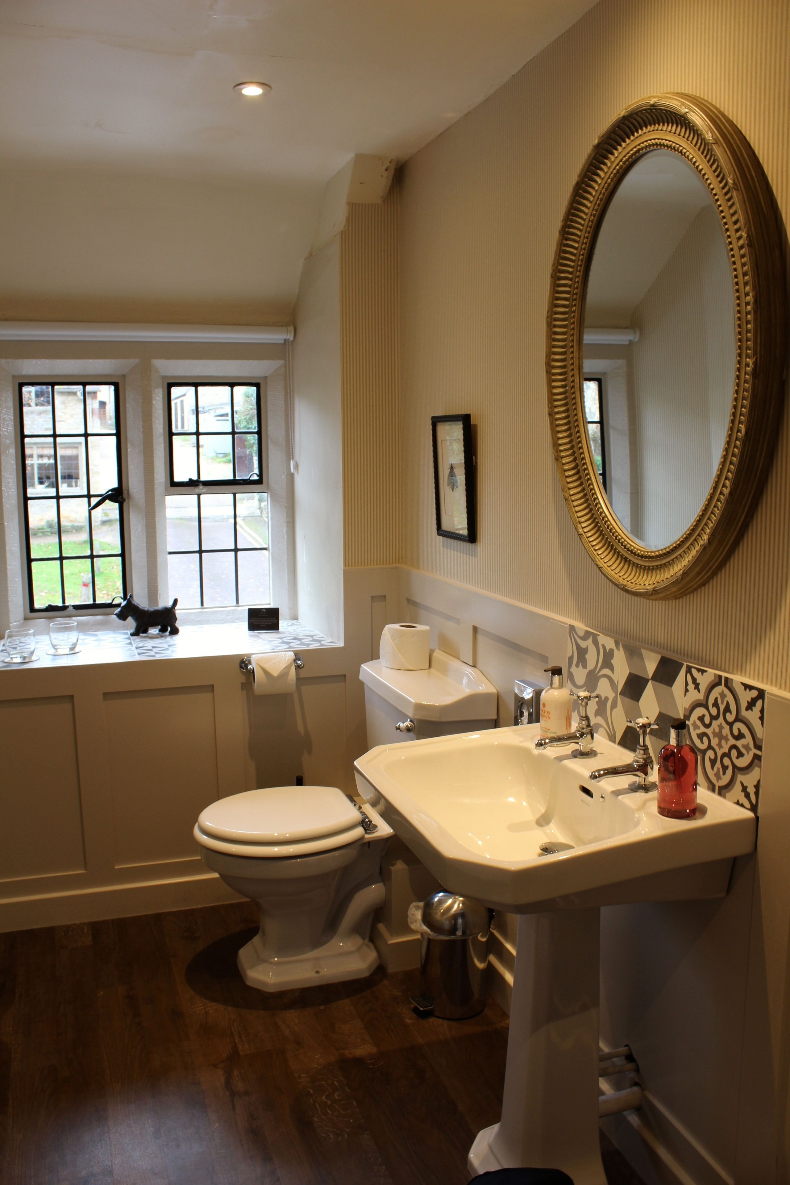 superior double room | bathroom | designer toiletries, hair dryer, towels