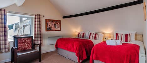 Family Room, Partial Sea View (No. 5) | Individually decorated, individually furnished, desk, iron/ironing board