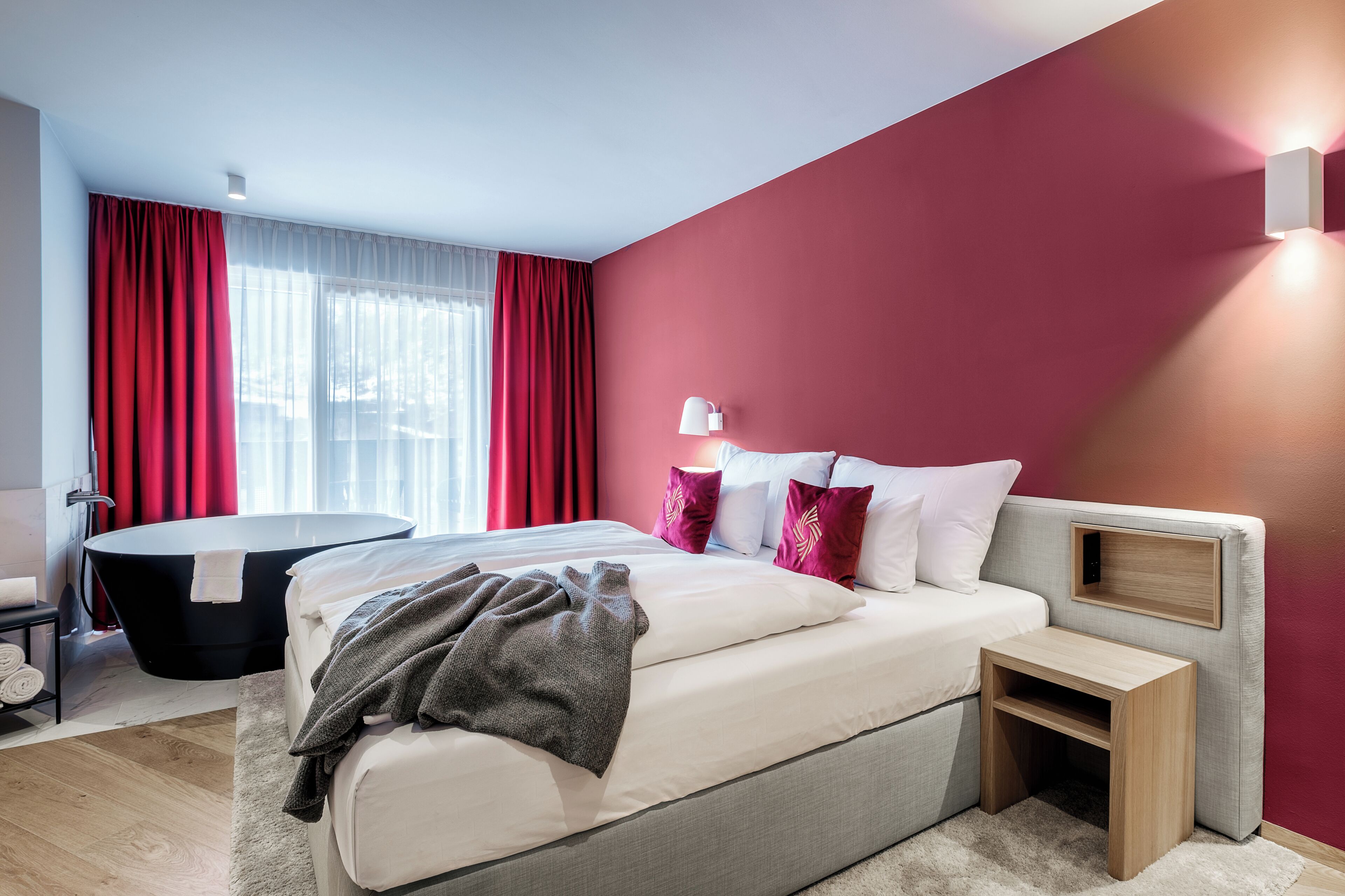 2 habitaciones y ropa de cama hipoalergénica 