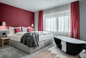 Design suite, 2 slaapkamers | 2 slaapkamers, hypoallergeen beddengoed, een kluis op de kamer