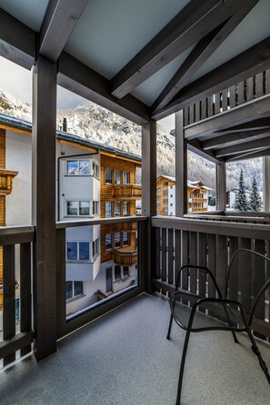 View from room - Hotel Kristall-Saphir (Saas Almagell)