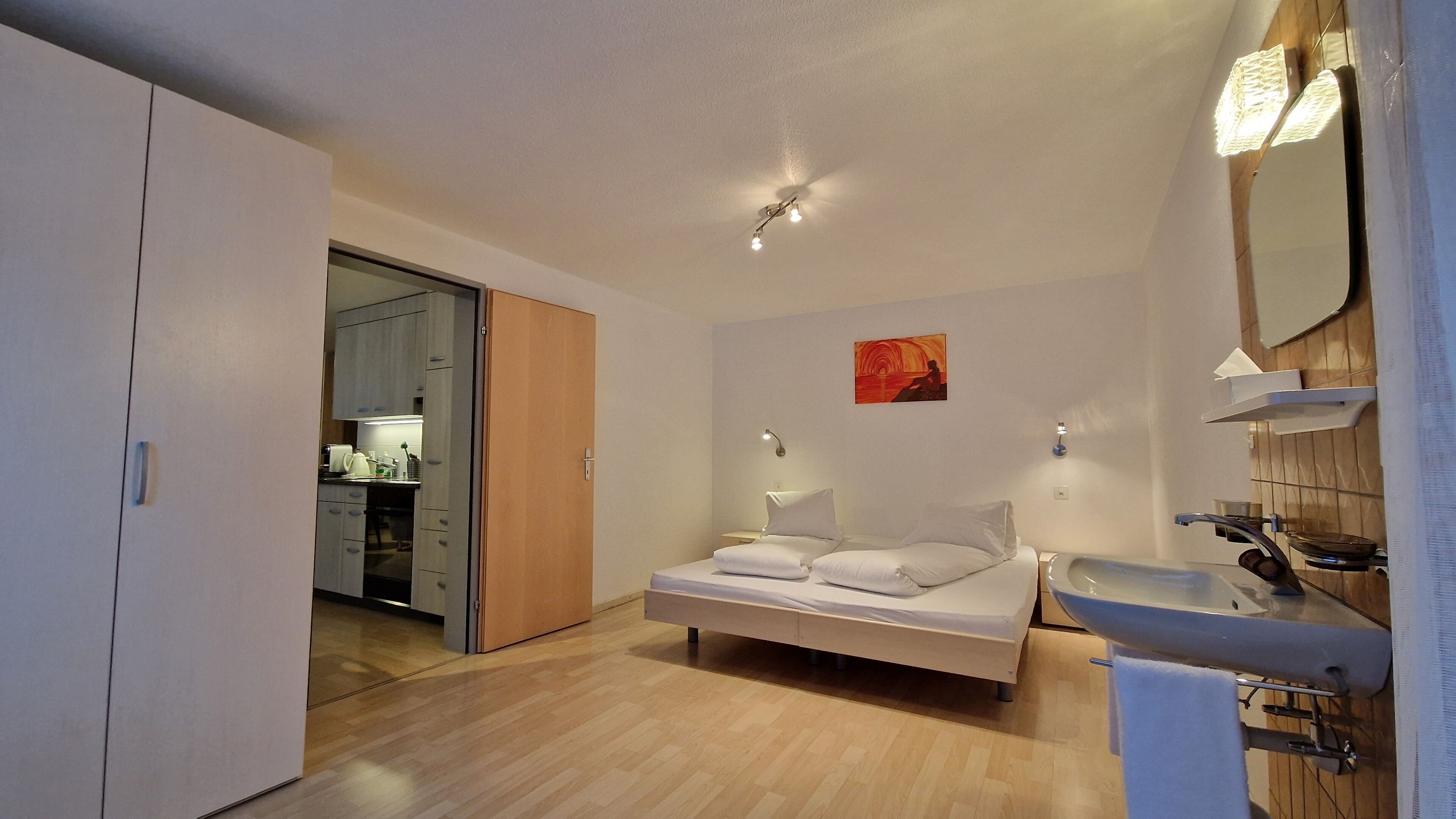 Comfort Apartment | Premium bedding, down comforters, in-room safe, desk