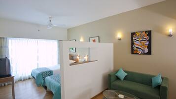 Premium bedding, minibar, in-room safe, desk