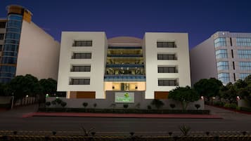 Front of property - evening/night