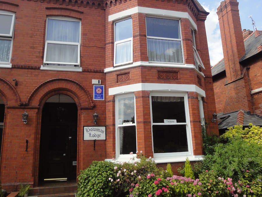 Façade de l’hébergement